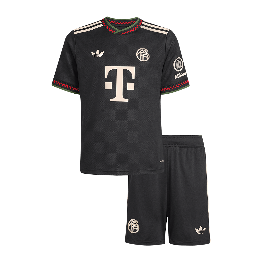 Bayern Mníchov detská tretia futbalová súprava 2025/26