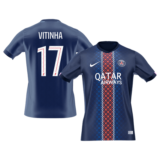 PSG pánsky domáci futbalový dres 2025/26 - VITINHA #17 (Prémiová kvalita)