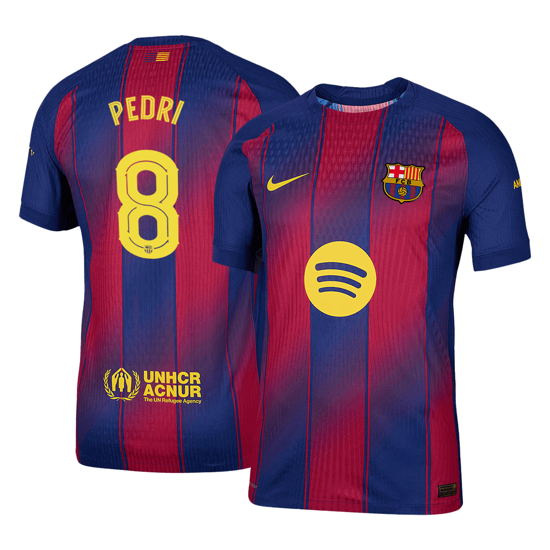 Barcelona pánsky domáci futbalový dres 2025/26 UCL - PEDRI #8 [hráčska verzia]