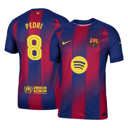 Barcelona pánsky domáci futbalový dres 2025/26 UCL - PEDRI #8 [hráčska verzia]