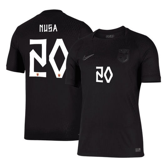 Nórsko pánsky vonkajší futbalový dres MS 2026 - NUSA #20 [hráčska verzia]