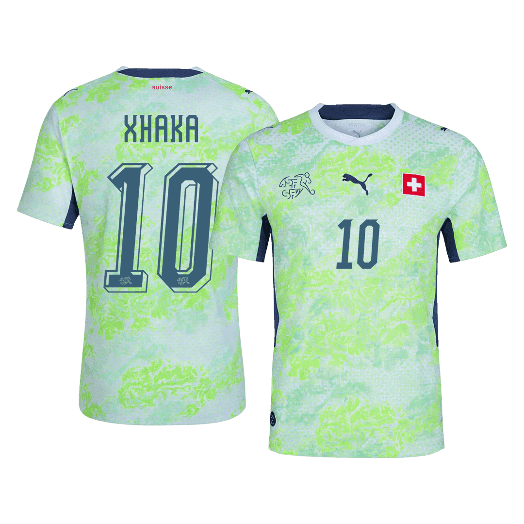 Švajčiarsko pánsky vonkajší futbalový dres MS 2026 - XHAKA #10 [hráčska verzia]