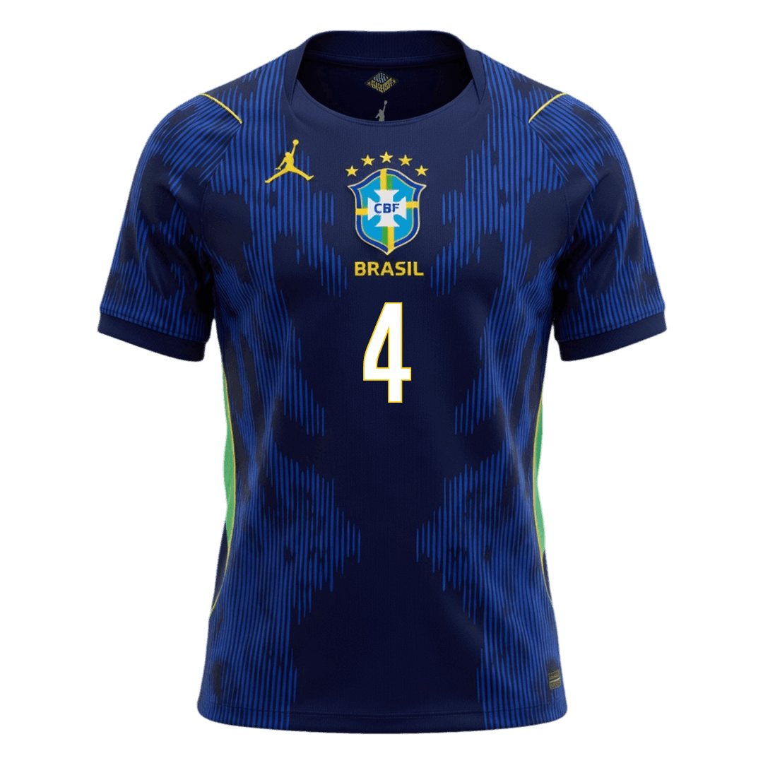 Pánske Futbalový Dres Brazília Vonkajší MS 2026 - MARQUINHOS #4