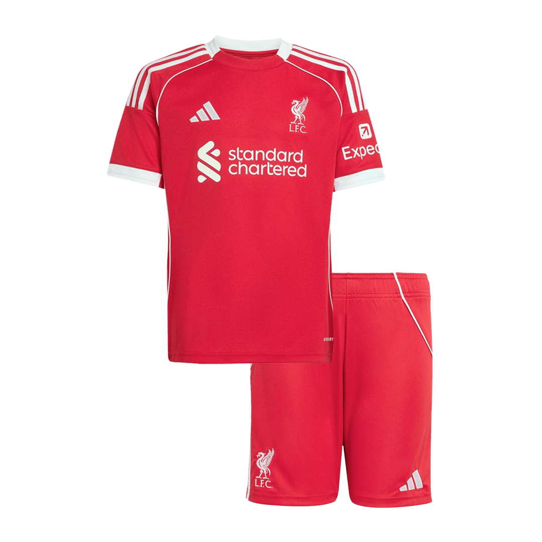 Liverpool detská domáca futbalová súprava 2025/26