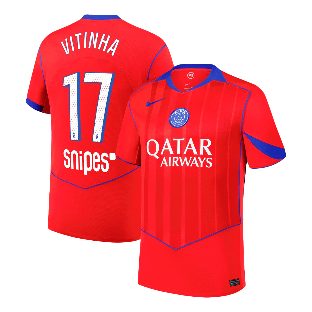 PSG pánsky tretí futbalový dres 2025/26 - VITINHA #17