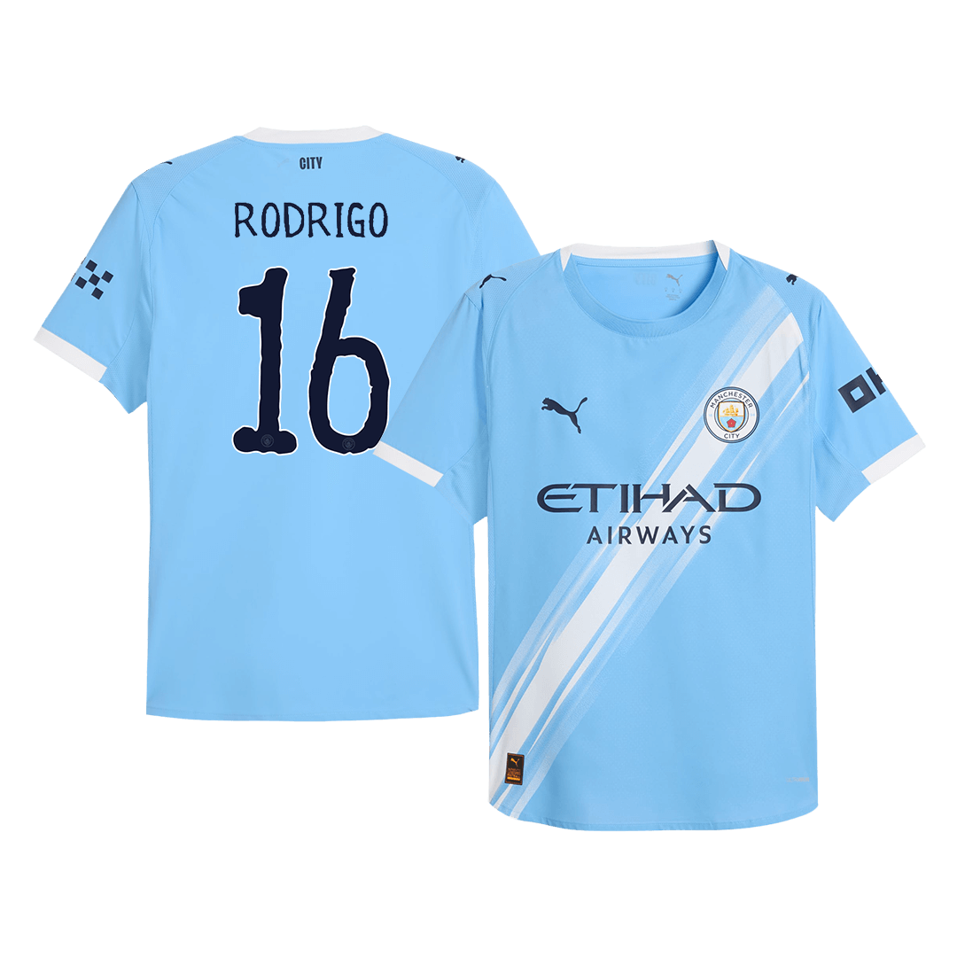Manchester City pánsky domáci futbalový dres MS 2025/26 - RODRIGO #16 [hráčska verzia]
