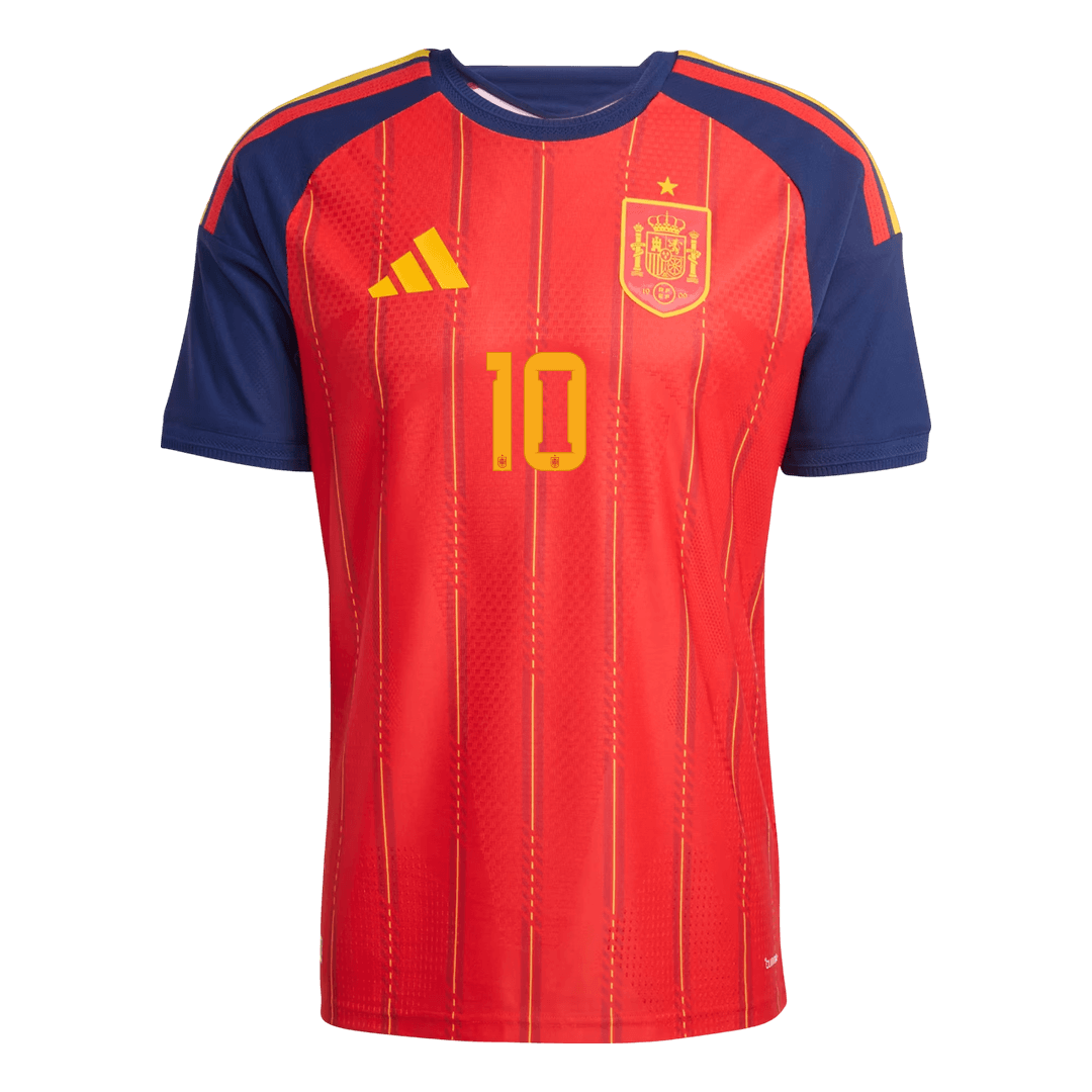 Pánske Futbalový Dres Španielsko Domáci MS 2026 Hráčska Verzia - OLMO #10