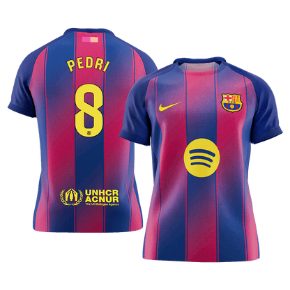 Barcelona pánsky domáci futbalový dres 2025/26 - PEDRI #8 (Prémiová kvalita)
