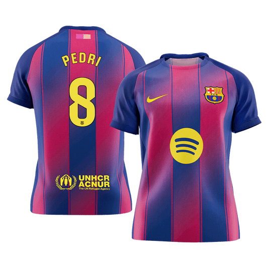 Barcelona pánsky domáci futbalový dres 2025/26 - PEDRI #8 (Prémiová kvalita)