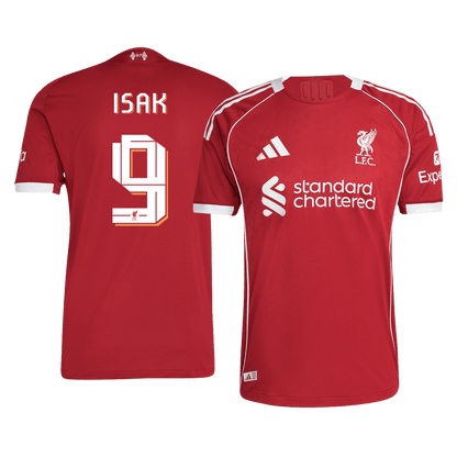 Liverpool pánsky domáci futbalový dres 2025/26 UCL - ISAK #9 [hráčska verzia]