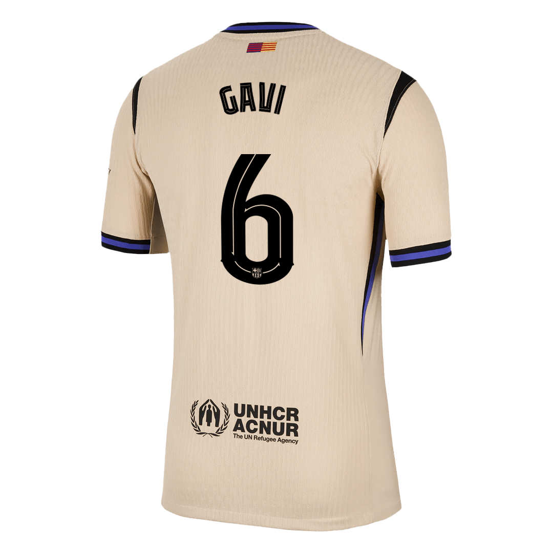 Barcelona pánsky vonkajší futbalový dres 2025/26 UCL - GAVI #6 [hráčska verzia]