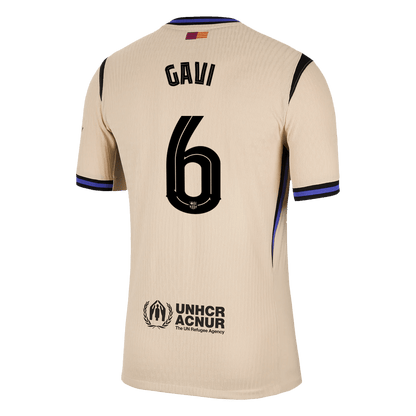 Barcelona pánsky vonkajší futbalový dres 2025/26 UCL - GAVI #6 [hráčska verzia]