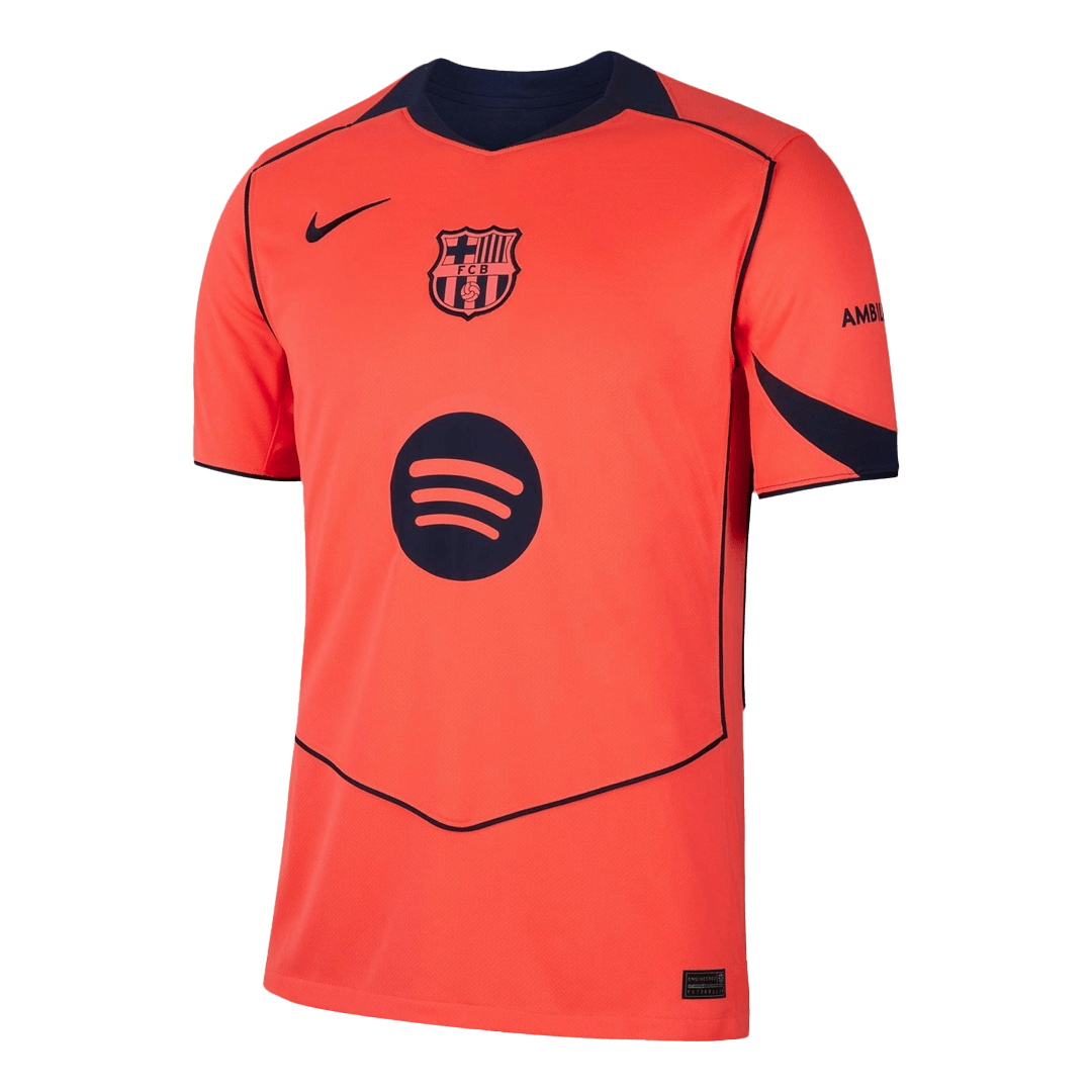 Barcelona pánsky tretí futbalový dres 2025/26 UCL - F.DE JONG #21