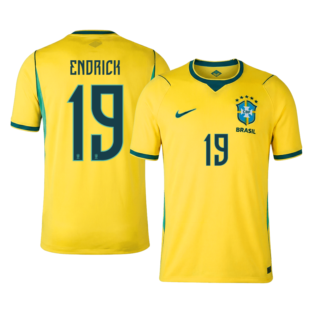 Pánske Futbalový Dres Brazília Domáci MS 2026 - ENDRICK #19