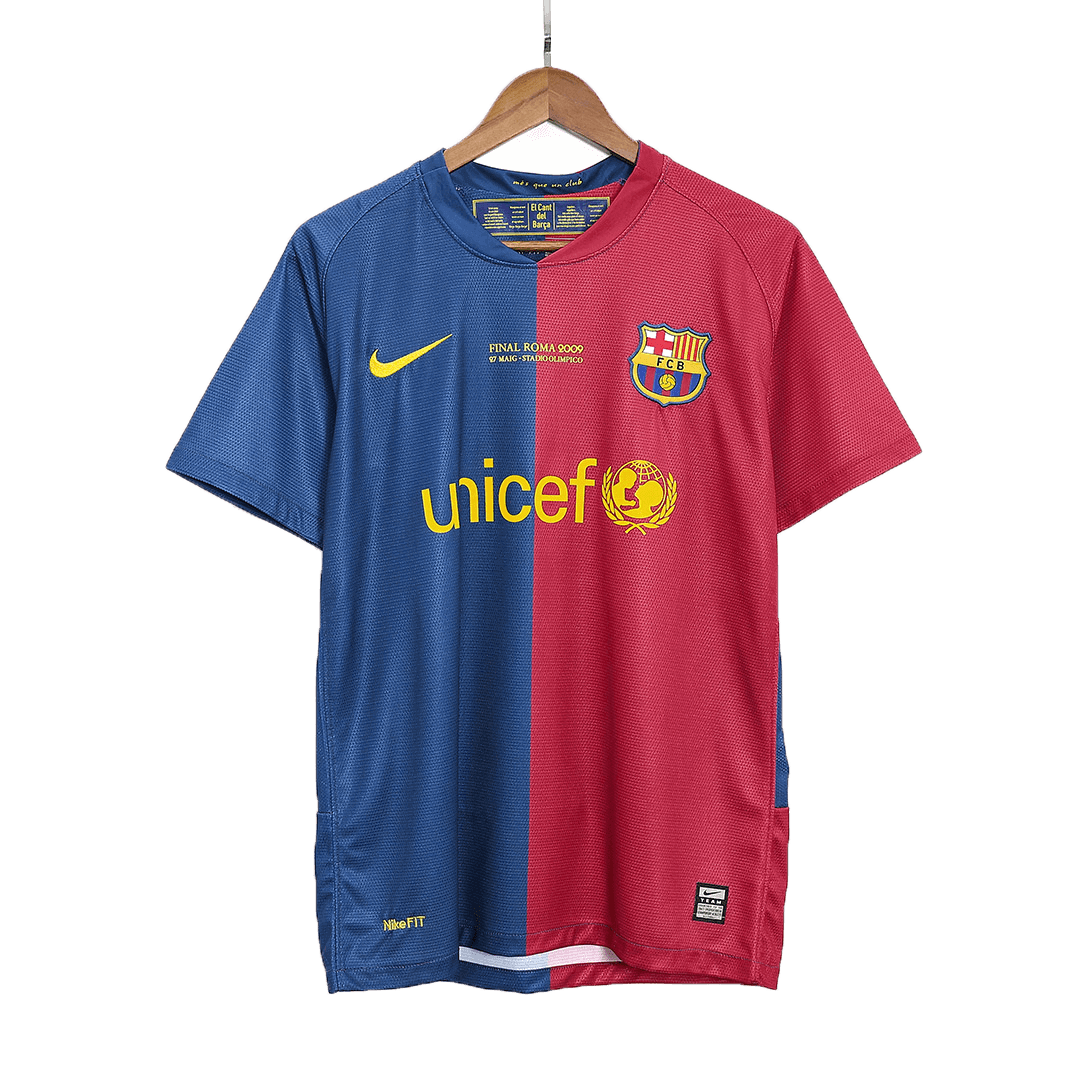 Barcelona pánsky domáci retro futbalový dres 2008/09 UCL Final - XAVI #6