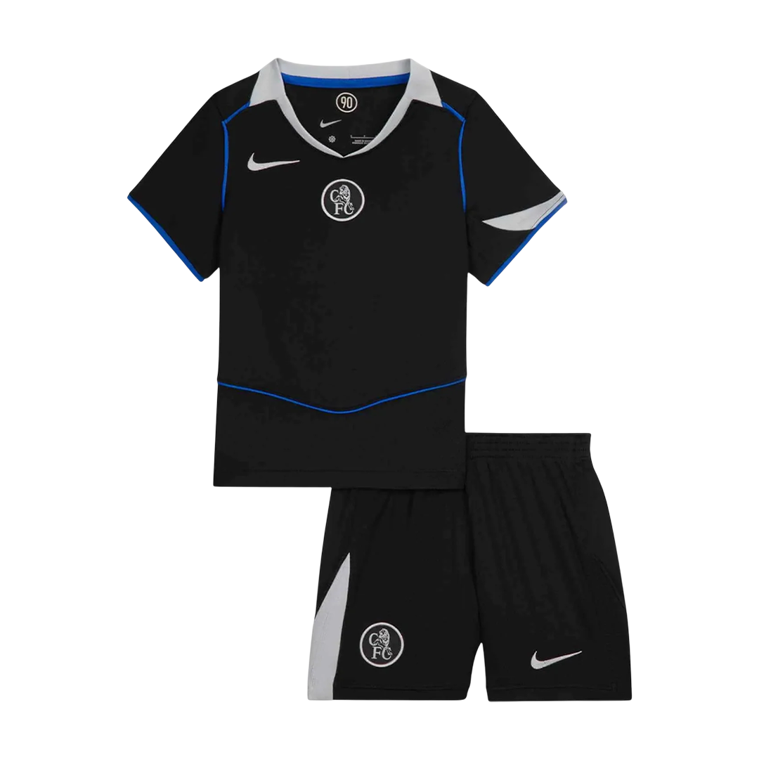 Chelsea detská tretia futbalová súprava 2025/26