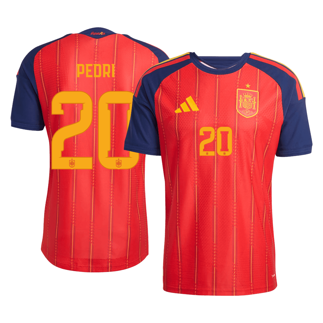 Pánske Futbalový Dres Španielsko Domáci MS 2026 Hráčska Verzia - PEDRI #20