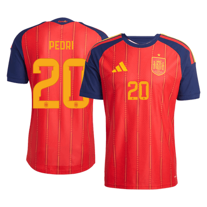 Pánske Futbalový Dres Španielsko Domáci MS 2026 Hráčska Verzia - PEDRI #20