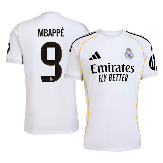 Real Madrid pánsky domáci futbalový dres 2025/26 - MBAPPÉ #9 (Prémiová kvalita)