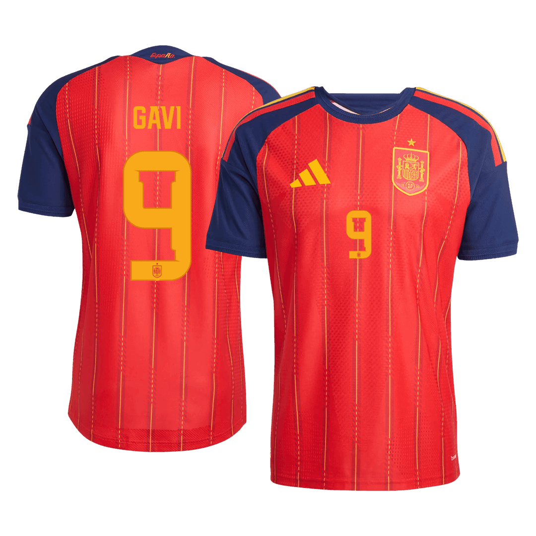 Pánske Futbalový Dres Španielsko Domáci MS 2026 Hráčska Verzia - GAVI	 #9