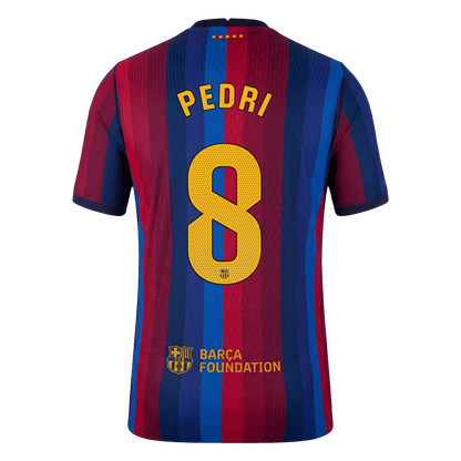 Barcelona pánsky domáci futbalový dres 2026/27 – PEDRI #8 [hráčska verzia]