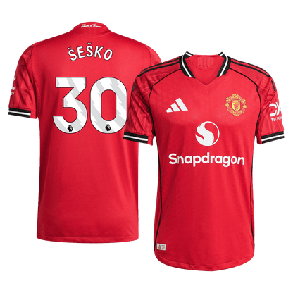 Manchester United pánsky domáci futbalový dres 2025/26 - ŠEŠKO #30 [hráčska verzia]