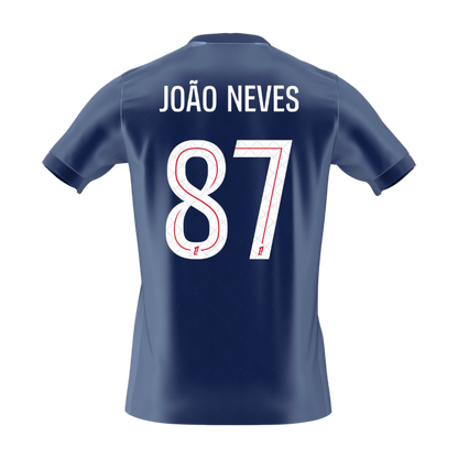 PSG pánsky domáci futbalový dres 2025/26 - JOÃO NEVES #87 (Prémiová kvalita)