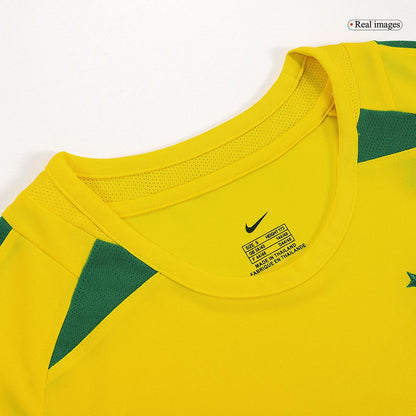 Brazília pánsky domáci retro futbalový dres 2002/03 - RONALDO #9