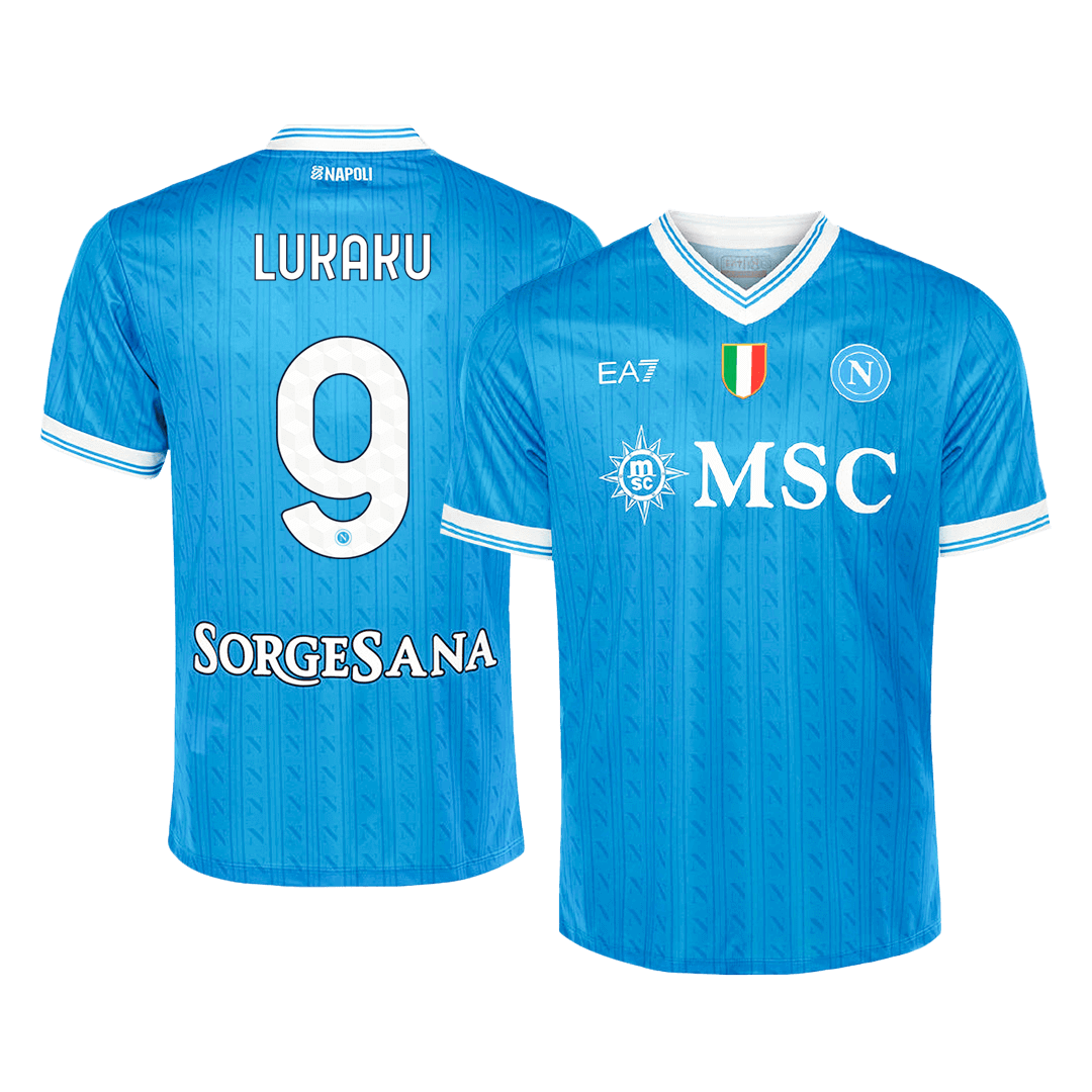 Neapol pánsky domáci futbalový dres 2025/26 - LUKAKU #9