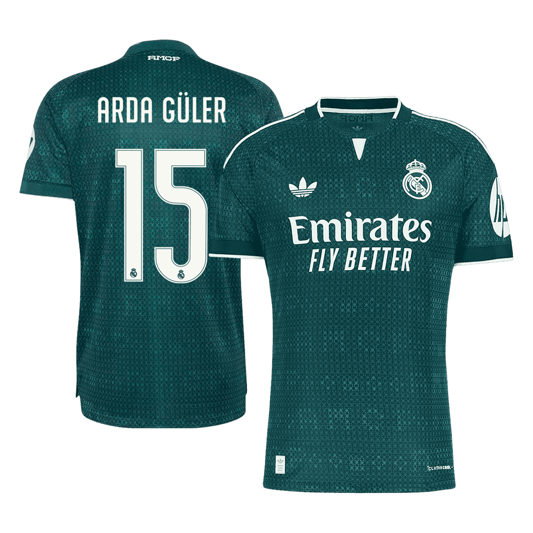 Real Madrid pánsky vonkajší futbalový dres 2026/27 – ARDA GÜLER #15 [hráčska verzia]