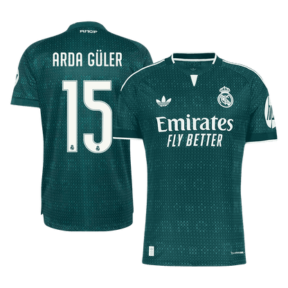 Real Madrid pánsky vonkajší futbalový dres 2026/27 – ARDA GÜLER #15 [hráčska verzia]
