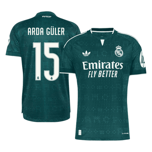 Real Madrid pánsky vonkajší futbalový dres 2026/27 – ARDA GÜLER #15 [hráčska verzia]
