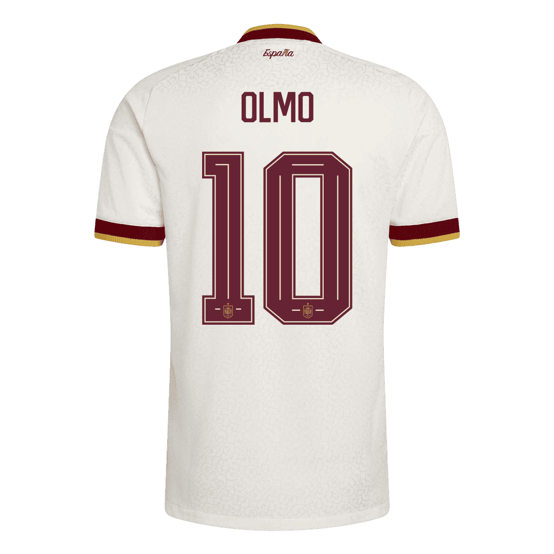 Pánske Futbalový Dres Španielsko Vonkajší MS 2026 Hráčska Verzia - OLMO #10