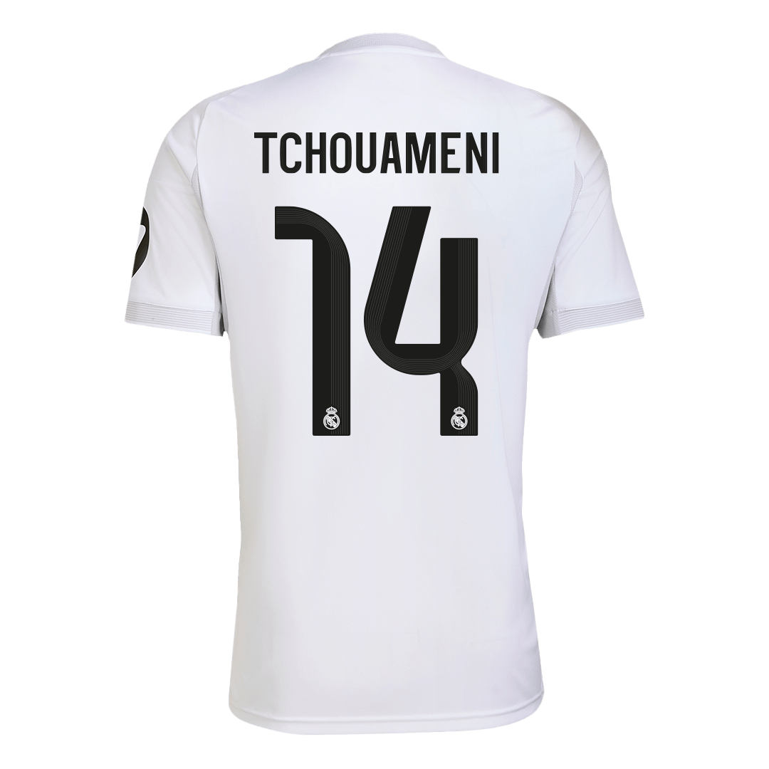 Real Madrid pánsky domáci futbalový dres 2025/26 - TCHOUAMENI #14 (Prémiová kvalita)