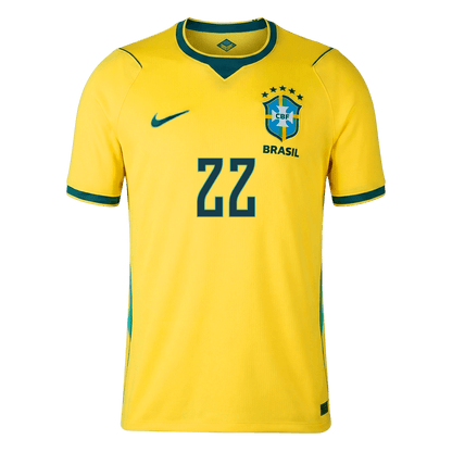 Pánske Futbalový Dres Brazília Domáci MS 2026 - JOÃO PEDRO #22