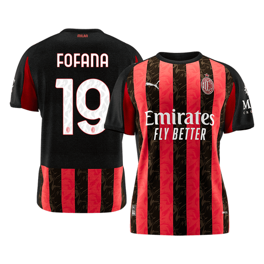 [PREMIUM] Pánske Futbalový Dres AC Miláno Domáci 2025/26 - FOFANA #19