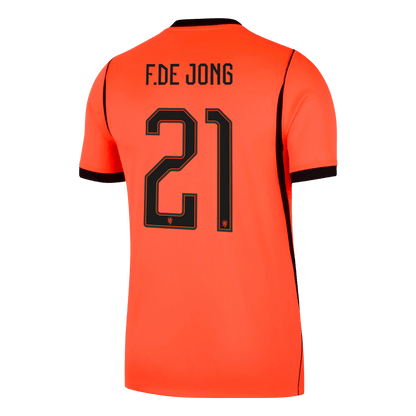 Pánske Futbalový Dres Holandsko Domáci MS 2026 - F.DE JONG #21