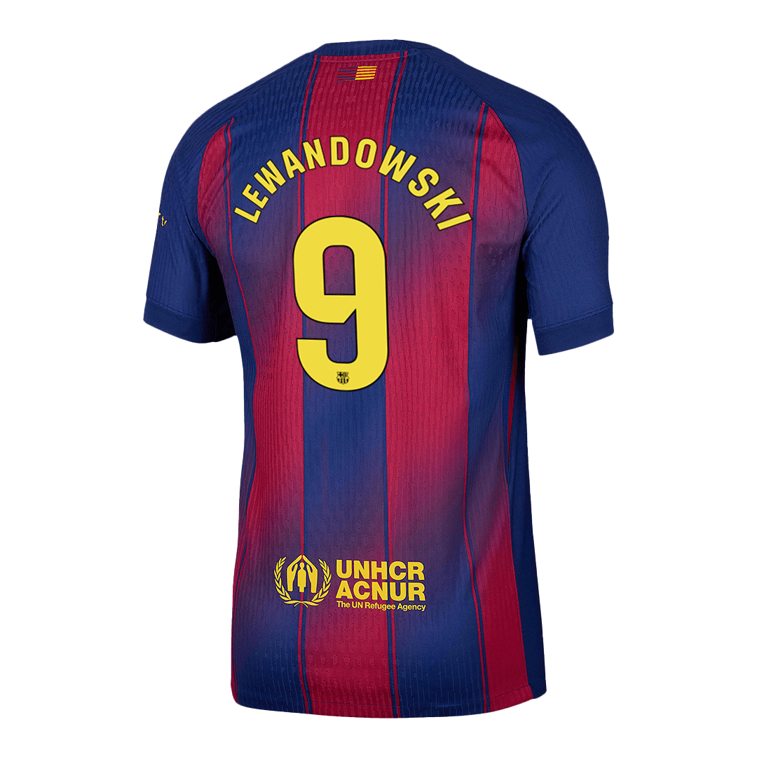 Barcelona pánsky domáci futbalový dres 2025/26 - LEWANDOWSKI #9 [hráčska verzia]
