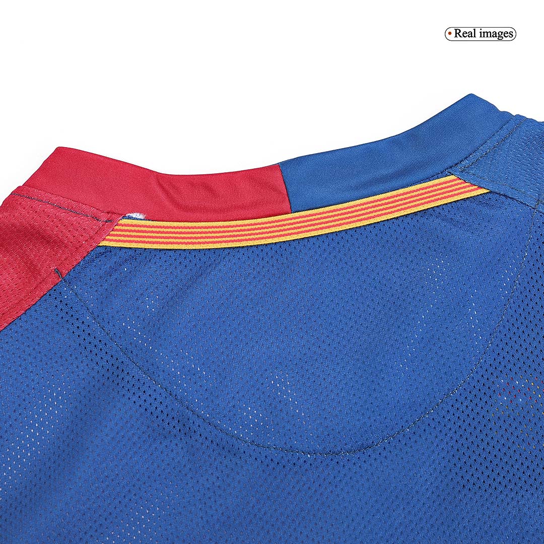 Barcelona pánsky domáci retro futbalový dres s dlhými rukávmi 2008/09 UCL Final - XAVI #6