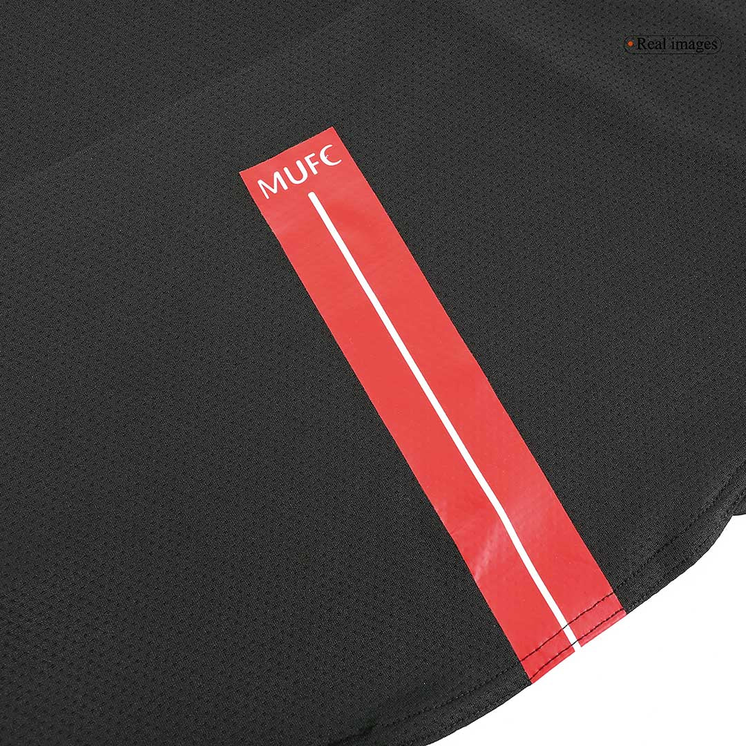 Manchester United pánsky vonkajší retro futbalový dres s dlhými rukávmi 2007/08 - SCHOLES #18