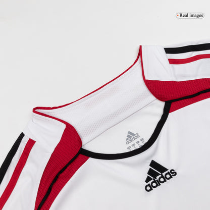 Pánske Retro Futbalový Dres AC Miláno Vonkajší 2006/07 Dlhý Rukáv