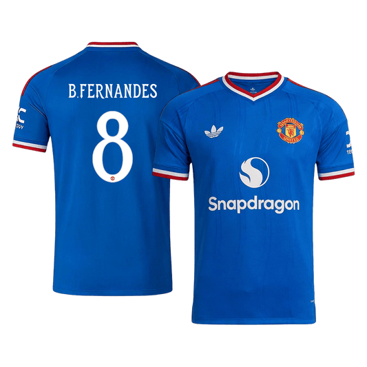 Manchester United pánsky Vonkajší futbalový dres 2026/27 – B. FERNANDES #8 – UCL