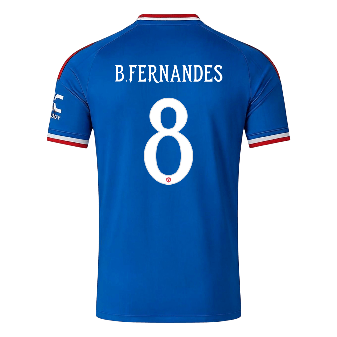 Manchester United pánsky Vonkajší futbalový dres 2026/27 – B. FERNANDES #8 – UCL