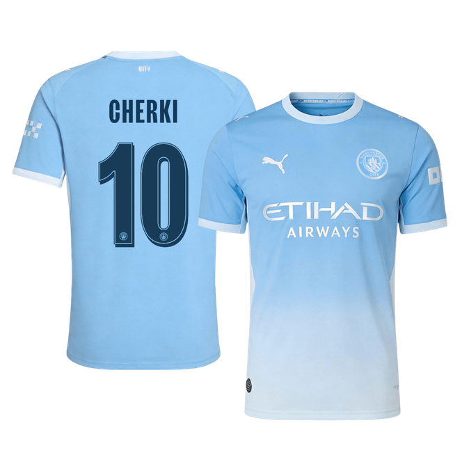 Manchester City pánsky Domáci futbalový dres 2026/27 – CHERKI #10 – UCL [hráčska verzia]
