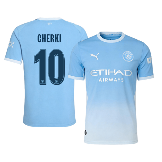 Manchester City pánsky Domáci futbalový dres 2026/27 – CHERKI #10 – UCL [hráčska verzia]