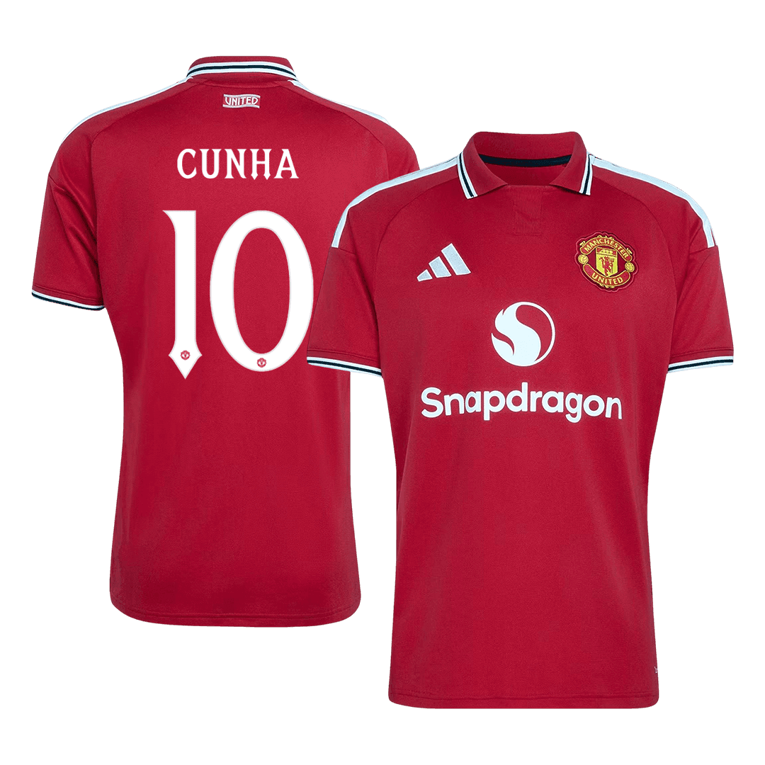Manchester United pánsky Domáci futbalový dres 2026/27 – CUNHA #10 – UCL