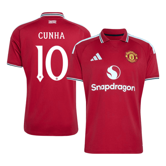 Manchester United pánsky Domáci futbalový dres 2026/27 – CUNHA #10 – UCL