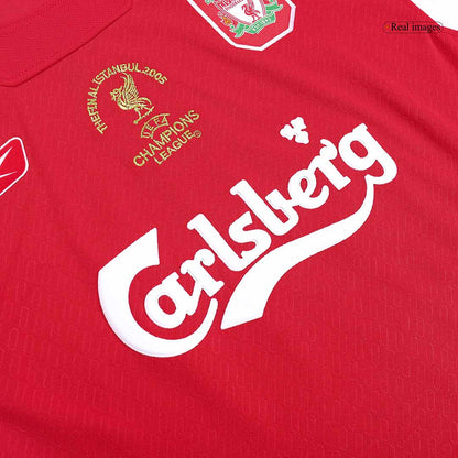 Liverpool pánsky retro futbalový dres 2005 UCL