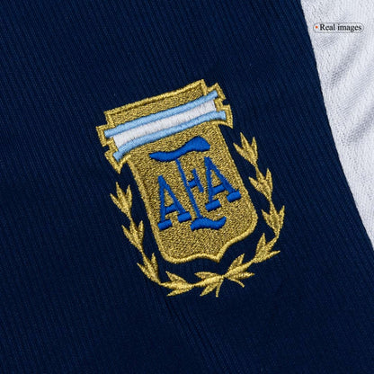 Argentína pánsky vonkajší retro futbalový dres 1998