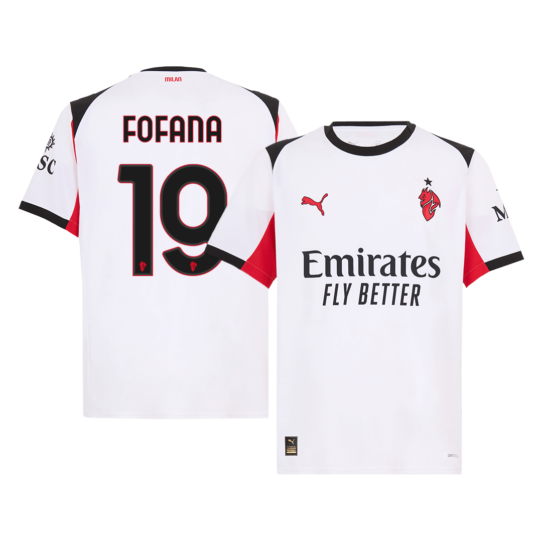 Pánske Futbalový Dres AC Miláno Vonkajší 2025/26 - FOFANA #19
